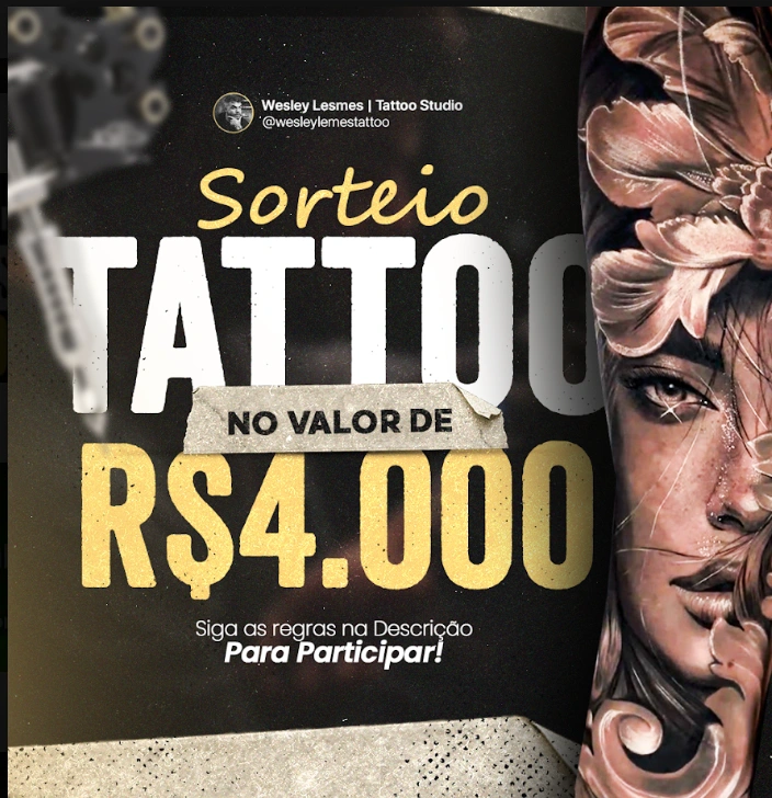 Arte de sorteio Tattoo — Wesley Lesmes