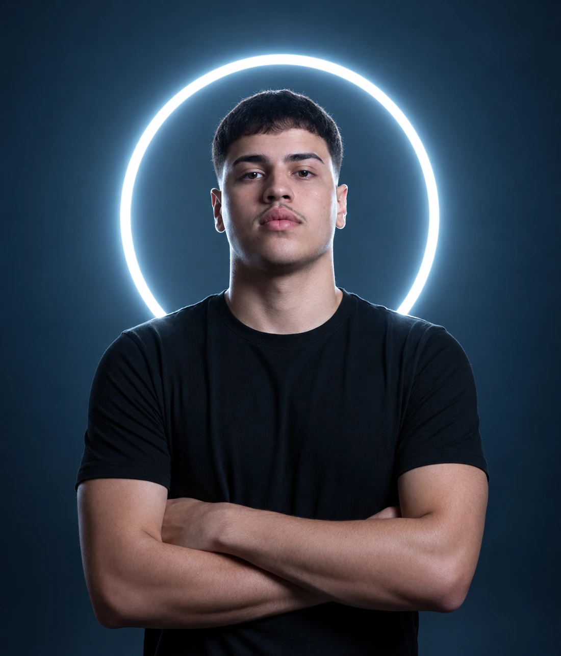 Mikhael, CEO, com os braços cruzados